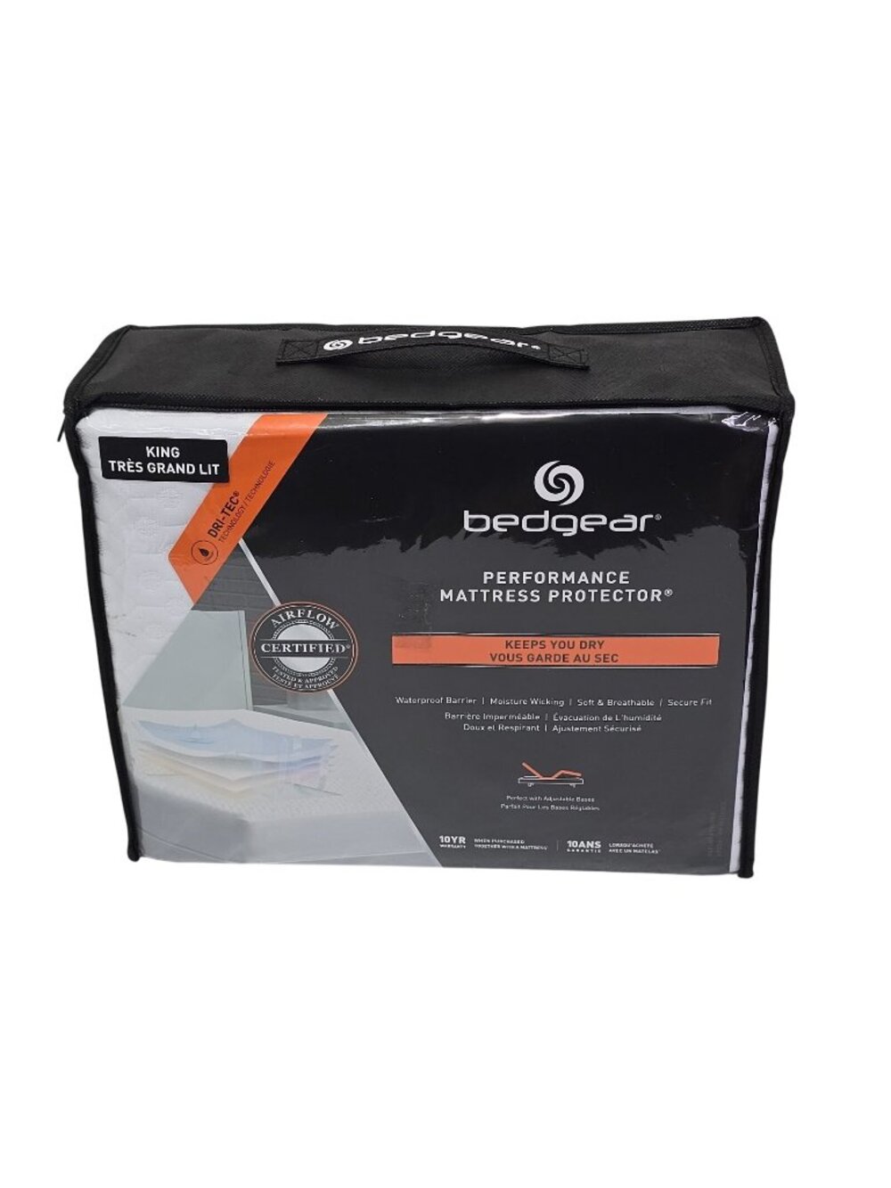 Bedgear Performance Mattress Protector with Dri-Tec Technology King Size (NEW)